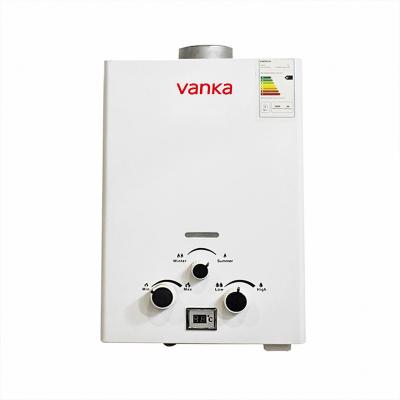 China Wall Mounted LPG Portable Flue Gas Water Heater With Oxygen Free Copper for sale