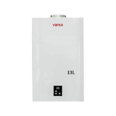 China Modern Flue Gas Water Heater13L aquecedor de água quente a gás LPG de estilo chaminé com certificação CE à venda