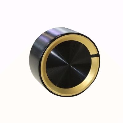 China Black Metal Knob Embedded Gas Stove Accessories Built-In Gas Oven Components for sale