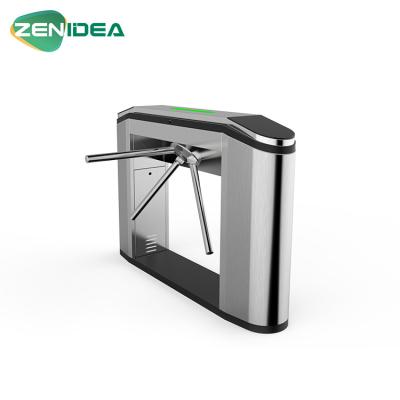 China Outdoor Encoder Limit 304 Stainless Steel Turnstile RFID Card System 3 Arm Tripod Turnstile TT01 for sale