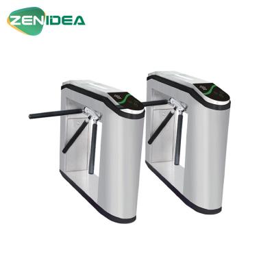 China Semi-automatic RFID Encoder Limit Security Mechanism Tripod Turnstile Barrier Gate Access Control Tripod Barrier Gate TT01 for sale