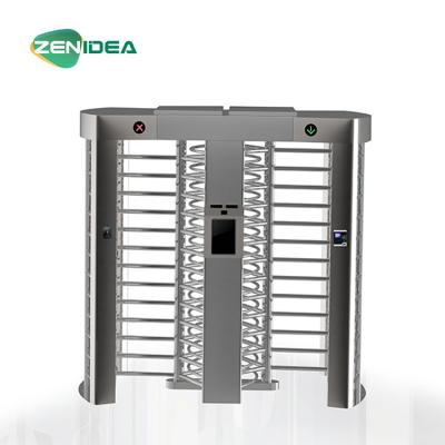 China Single Automatic Access Control Face Recognition Protection Full Pass RFID Height Turnstile 3001 for sale