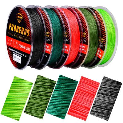 China Line 100m Braid Sink Line 8 Beaches PE Braided Fishing Line Fishing Line High Tensile Polyethylene Fiber Line for sale