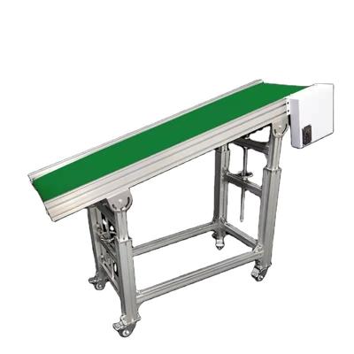 China New Design Hotels HAIDI Small Sushi PVC Mini Food Conveyor Belt Telescopic Belt Conveyor Machine for sale