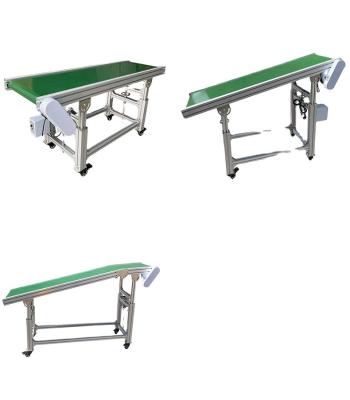 China New Stability HAIDI Design PVC Belt Conveyor Belt Systems Conveyor Belt Side Motor for sale