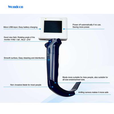 China Wondcon Hospital Medical Medical Laryngoscope Video Laryngoscope Price for sale