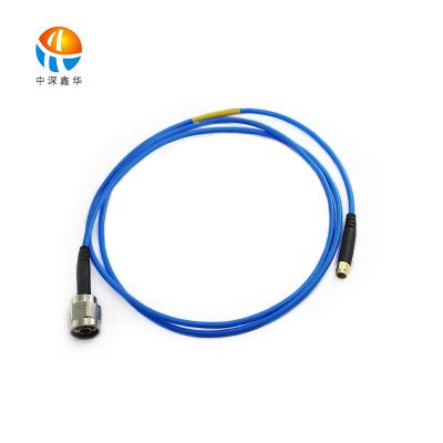 China RF Test Cable Customization Line Length 0.5 Meters Test Lead SMA-J/N-J Upper Coaxial Cable Male Lead Stable RF Cable Assembly Custom Phase for sale