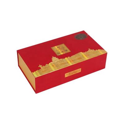 China High Quality Customized Recyclable Logo Gift Box Multi-process Exquisite Packaging Self-supporting Box for sale