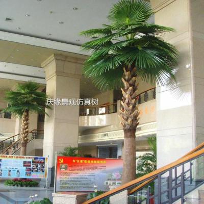 China Hot Sale Hotels Fake Artificial Fan Palm Trees, High Quality Decorative Artificial Palm For Sale for sale