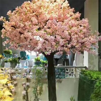 China Guangzhou Materials Wholesale Materials Anti - UV Glass Plastic Cherry Blossom Wedding Steel Artificial Tree for sale