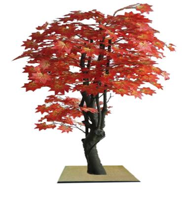 China Artistic High Quality Cheap Artificial Red Japanese Maple Trees for sale