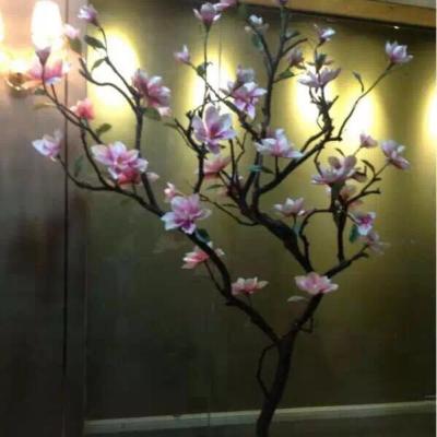 China Beautiful Artistic Home Decorative Magnolia Bonsai Artificial Living Tree For Sale for sale