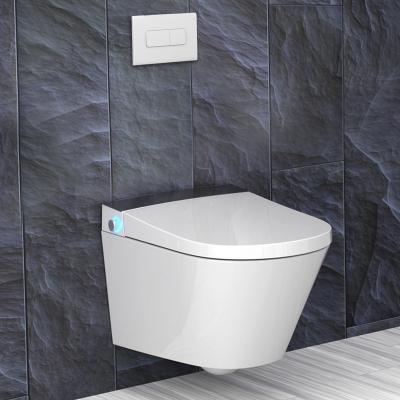 China Automatic Operation TEJJER High Quality Private Passionate Intelligent Intelligent LED Wall Hung Toilet Cistern for sale