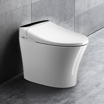 China TEJJER White And Black Sanitary Ware Automatic Smart Toilet Set Automatic Operation WC for sale