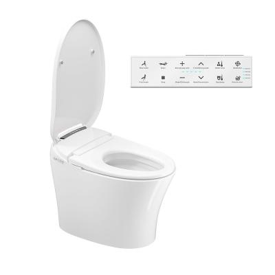 China Automatic Operation Luxury Bathroom Ceramic Toilet Matte With Sensor Toilet Flush for sale