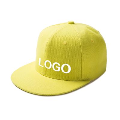 China Customized COMMON High Quality 3D Embroidery Snapback Hat Caps Hip Hop Hats 6 Panel Flat Brim Caps For Men 100% Polyeslter Printing for sale