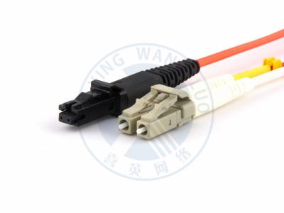 China XYFiber multimode OM1 duplex fiber optic patch cable 62.5/125 LC to MTRJ for sale