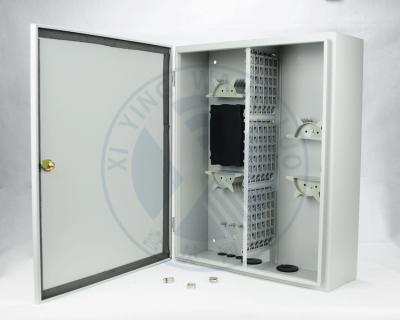 China Outdoor IP65 wall mounted 108 ports fiber optic terminal distribution box for sale