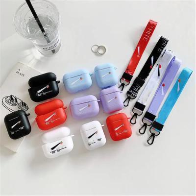 China Luxury Shockproof Silicone Funda Para Earphone Accessories With Lanyard Designers Cover For Airpod 2 2023 custom Airpods 3 pro cases for sale