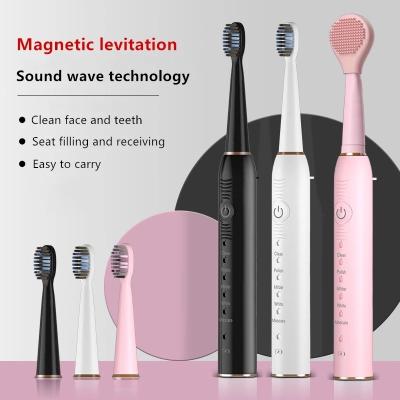 China 2020 Hot Selling Sonic Electric Toothbrush USB Home Charging Rechargeable Washable Electronic Toothbrush for sale