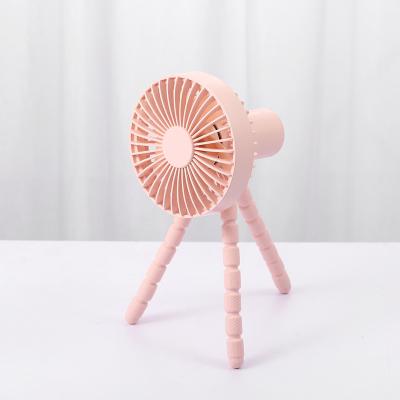 China Stroller Fan with Flexible Tripod 2022 Mini Baby Stroller Portable Fan with Flexible Tripod USB 1800mAh Mobile Phone Holder 3 Speeds 360 Degree Adjustment Cooling for sale