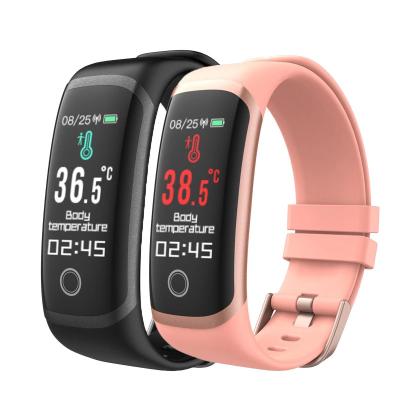 China OTHER Wristband Time Display Blood Pressure Heart Rate Monitor Fitness Tracker Waterproof Smart Watch T4 for sale