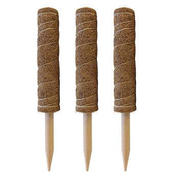 China Coir Coconut Coir Mulch Coir Moss Pole Support Indoor Outdoor Plants For Growing Use Upward Plant Support Poles Individually Or Together for sale