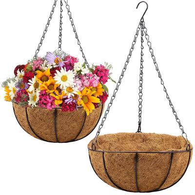 China Coconut Fiber Yarn Cocos Fiber Hanging Basket for sale