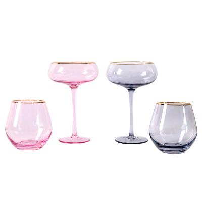 China Crystal Small MOQ Eco-friendly Hand Made Classic Collection Lead Free Cocktail Colors And Custom Logo Design With Small Quantity Standard for sale