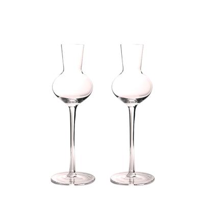 China Eco-friendly standard eco-friendly lead-free crystal tulip glass set small quantity restaurant bar tasting high-end banquet must have for sale