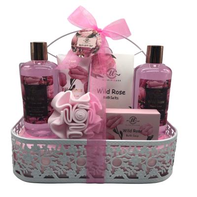 China Moisturizer Bath Spa Gift Set Spa Luxetique Spa Gift Set Rose Bath Set for sale