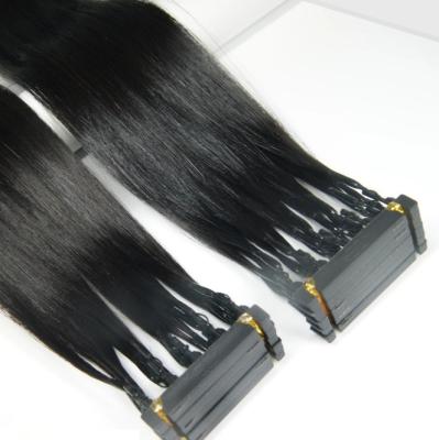 China Silky Straight Wave Widely Used Superior Quality 6D Hair Extension Real Hair Silky Human Hair Bundles for sale