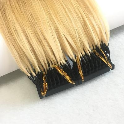 China Promotional High Quality Braiding Hair Silky Straight Wave Human Hair Bundles Gold 6D Hair Bundles for sale