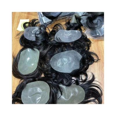 China Promotional High Quality Cheap Biofilm Hair Band Biofilm Scalp Lace Frontal Wigs Wig for sale