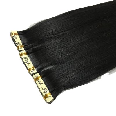 China US-Specific Silky Straight Wave Hair 6D Easy Hair Extension No Trace Patch Hair Extension for sale