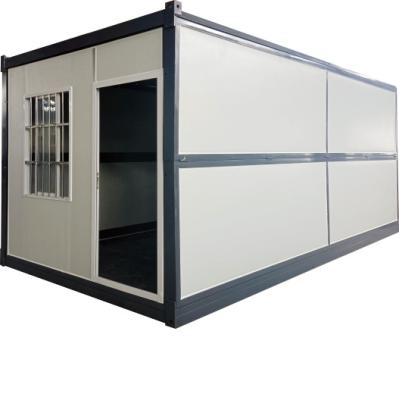 China Modern Prefab Flat Pack 20 Ft Sandwich Panel Office Container Building House for sale