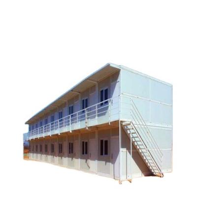 China Modern new technology container office steel structure frame welded flat pack container house as a dormitory for sale