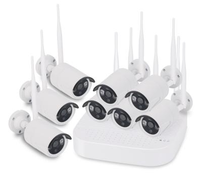 China Tuya 8ch security 2mp cctv system wireless tracking monitoring human motion 360 degree waterproof ip network hd security camera 1080p à venda