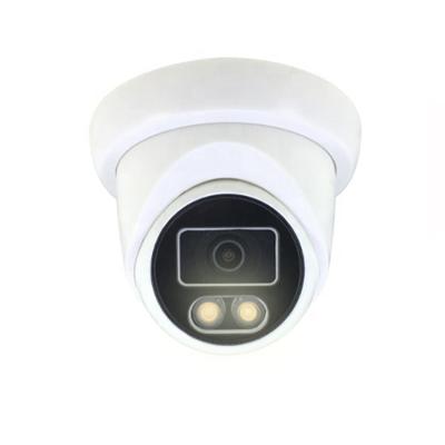 China Full Color MP NIGHT VISION 2.0 Indoor Video Surveillance Analog Half Metal Night Vision Turret CCTV Camera AHD/TVI/CVI for sale