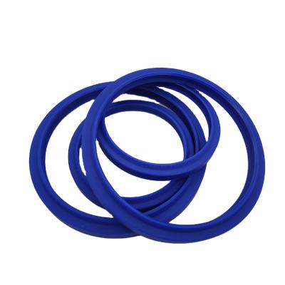 China Good DHS Type Dust Seals Polyurethane PU Wear Resistance Hydraulic Cylinder Seal Blue Gasket for sale