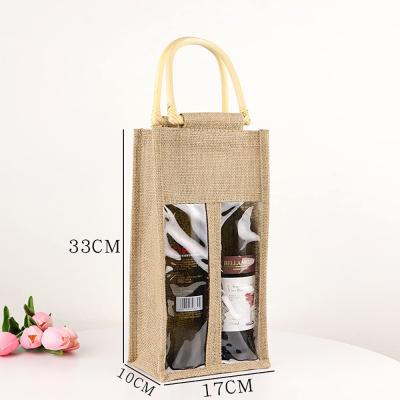 China For Wrapping Jewelry Customize Burlap Bags Promotional Reusable Eco Friendly Shopping Pouch for sale