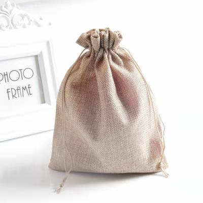 China Jute packaging bag for perfume necklace shampoo bracelet jewelry pouches 7*11cm or other customs for sale