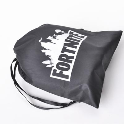 China 2021 new custom gift sports custom 420d polyester drawstring black sport gym bag waterproof bag for sale