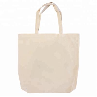 China Large Recyclable Heavy Duty And Strong Natural Canvas Tote Bags With Bottom For Crafts, Shopping, Groceries, Books, Welcome Bag for sale