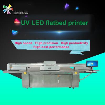 China Building Material Shops Large AC COLOR UV2513 UV Flatbed Printer For Metal Label Printing for sale