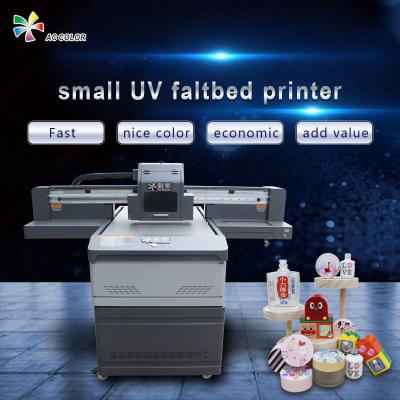 China Building Material Stores AC-1216 Size LED Printer UV Flatbed UV Printer For Gift Box Glass Printing Label Metal Crystal Labels for sale