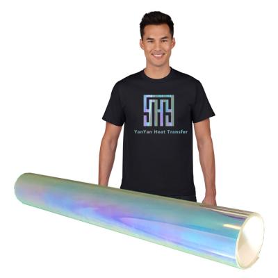 China Apparel HTV Iron On Vinyl For Cricut Silhouette Cameo Holographic Glow In Dark Luminous Heat Transfer Vinyl for sale