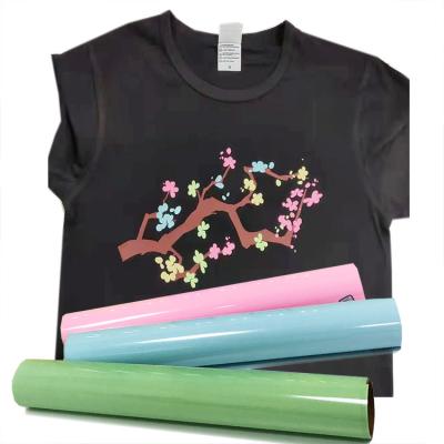 China Light-sensitive htv heat transfer film vinyl washable thermal photochromic termotransferable change colors heat transfer film vinyl for shirt for sale