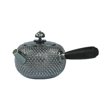 China Sustainable Wholesale Handmade 999 Silver Round 300ml 999 Round Teapot for sale