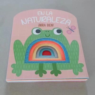 China Touch and feel book,Board book with glitter and flap,Lift Flap Books,Cards Flip Flap Book For Kids for sale